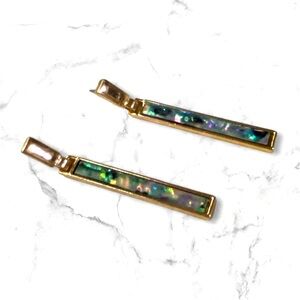 NWOT Multi Color Straight Drop Earrings